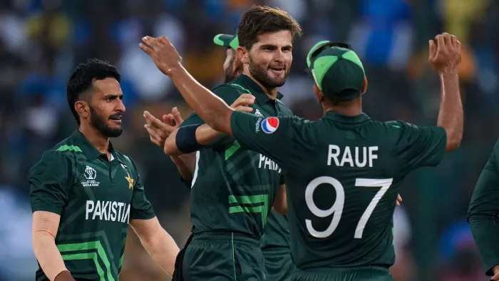 Shaheen Shah Afridi ने ऑस्ट्रेलिया के खिलाफ लिए पांच विकेट। फोटो-एपी