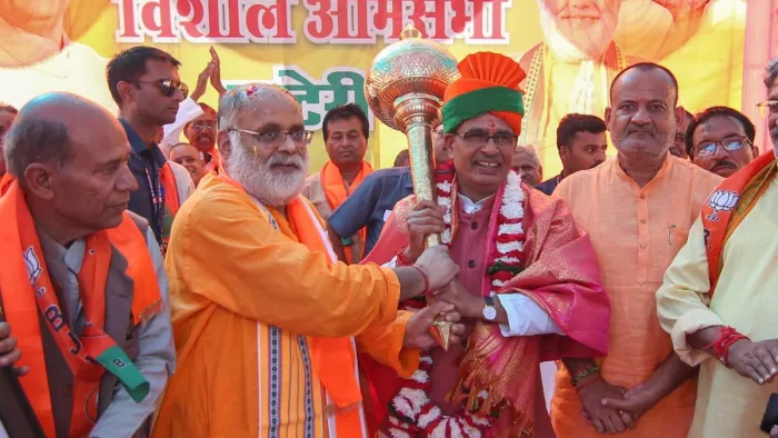 विदिशा में गरजे शिवराज सिंह चौहान (फोटो: @ChouhanShivraj)