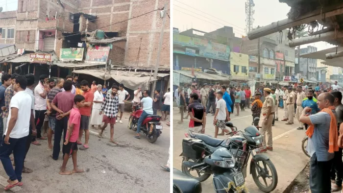 दुर्गा मंदिर में प्रतिमा क्षतिग्रस्त, इलाके में स्थति तनावपूर्ण