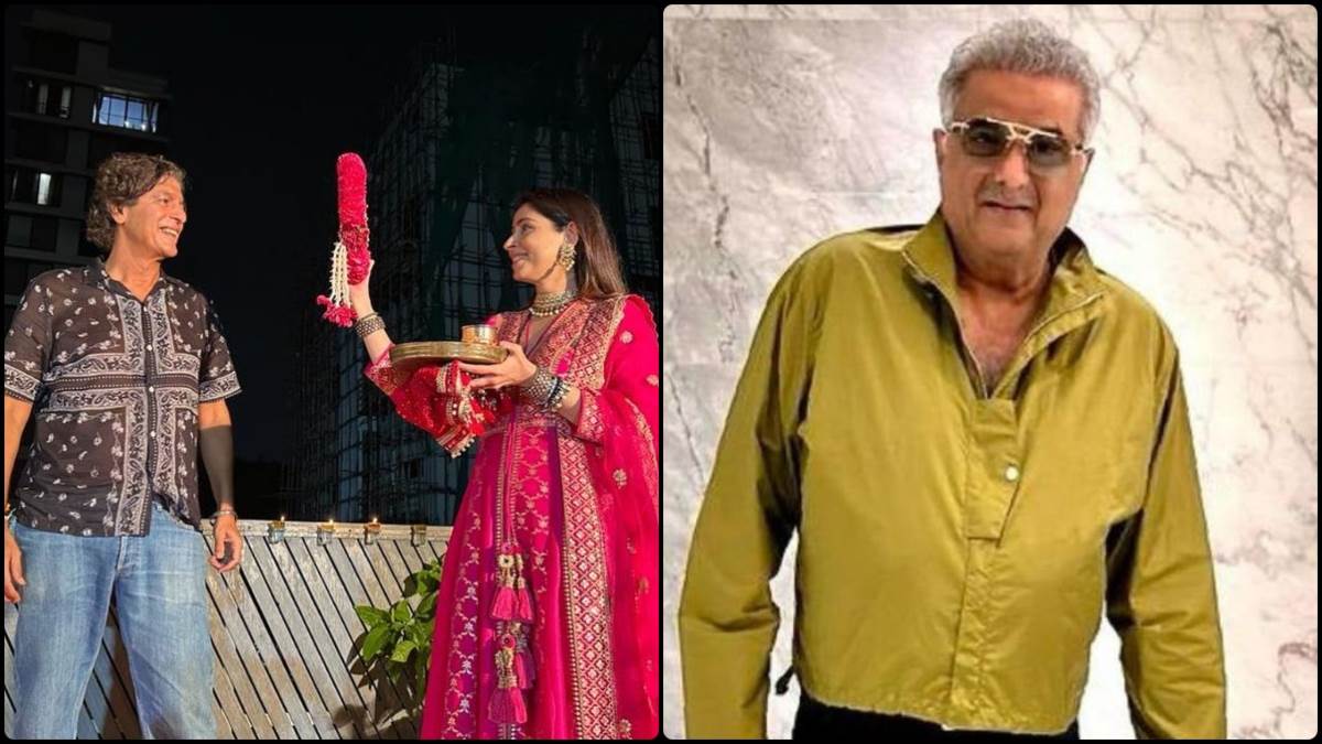 when ananya panday mother bhavana pandey saw boney kapoor instead of chunky panday in karwa chauth