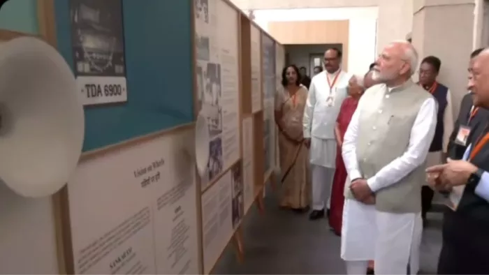 वाराणसी में आरजे शंकरा सुपर स्पेशलिटी आई हास्पिटल का पीएम नरेन्द्र मोदी ने किया उद्घाटन।- वीडियो ग्रैब