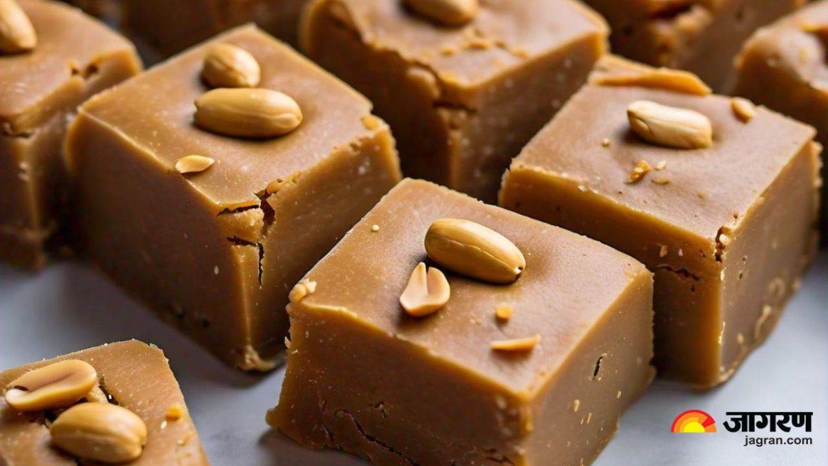 diwali 2024 special easy peanut barfi recipe no cashews no milk solids