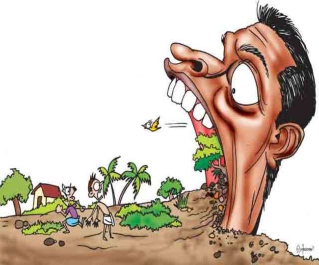tehsil sadar administration declared six people as land mafia in agra