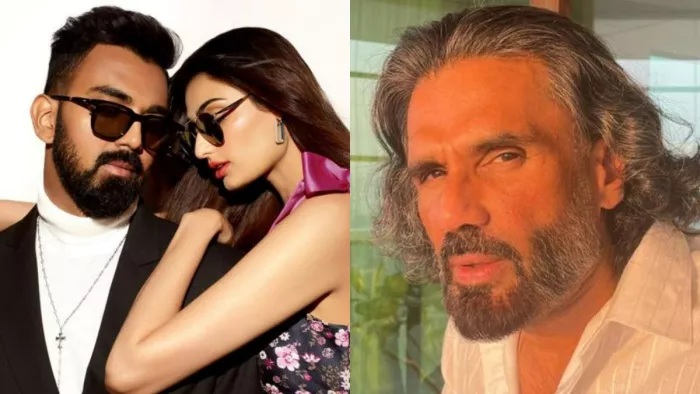 File Image of KL Rahul, Athiya Shetty and Sunil Shetty