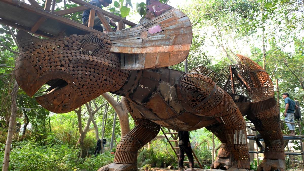 ncr indias first dinosaur park will be open in near nizamuddin metro station delhi before new year2024