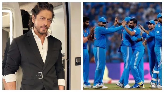 File Photo of Shah Rukh Khan and Team India