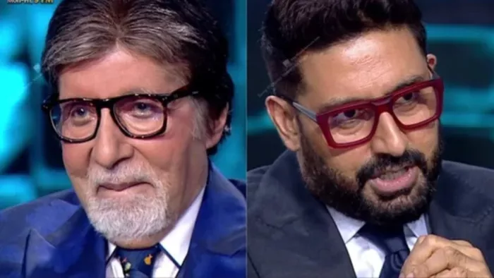 अमिताभ बच्चन और अभिषेक बच्चन केबीसी 16