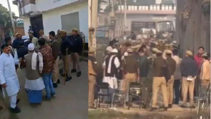 यूपी की कुंदरकी सीट पर बवाल, पुलिस से भिड़े सपा प्रत्याशी हाजी रिजवान