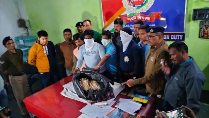 चनजंगा एक्सप्रेस के जरिए हिमालयन साही की तस्करी, कोच अटेंडेंट समेत तीन को RPF ने किया गिरफ्तार