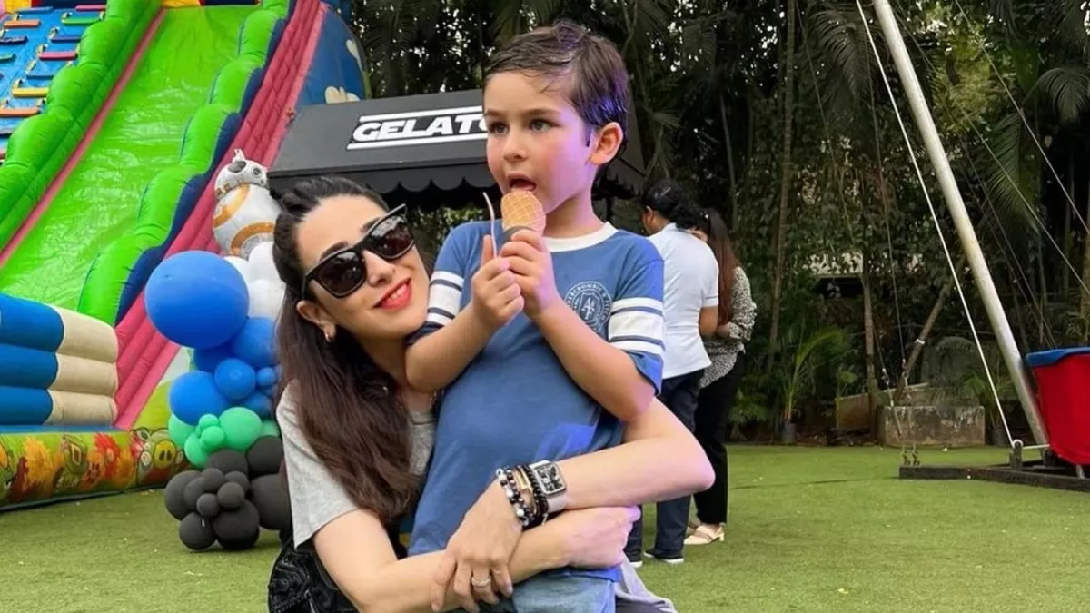 Taimur Ali Khan Birthday सोहा और करिश्मा ने ...