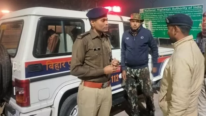 भोजपुर के एसपी राज ने किया औचक निरीक्षण (जागरण)