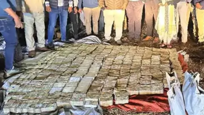 जंगल में खड़ी कार से मिला 52 किलो सोना (फोटो- जागरण)