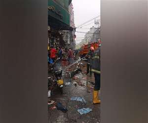 पुलिस ने CCTV की सहायता से विस्फोट के तीन संदिग्धों को पहचाना (सोर्स: एएनआई)