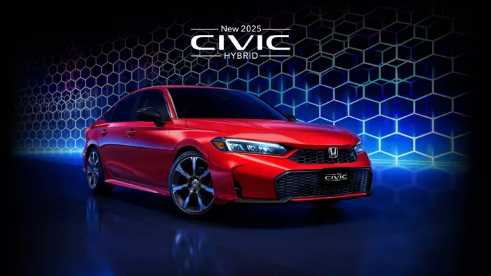 2025 Honda Civic Hybrid को अनवील किया गया है। (फोटो- Honda)