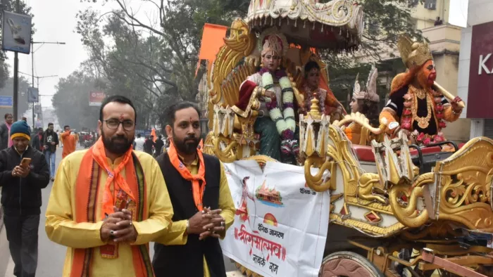 जमशेदपुर में दैनिक जागरण की शोभा यात्रा (जागरण)