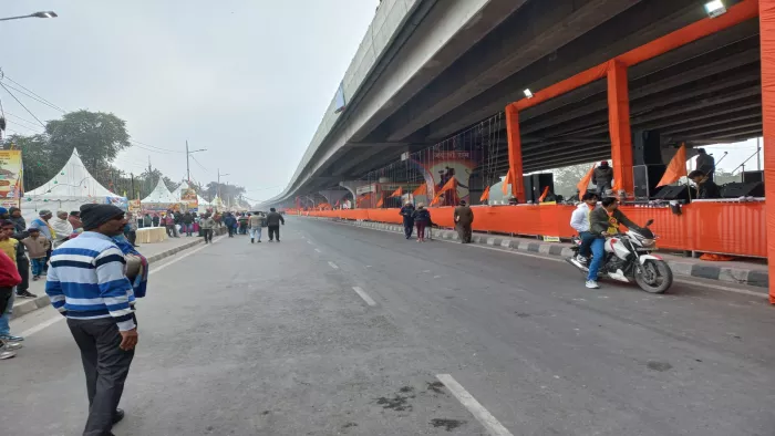 Panipat News: भगवा रंग में रंगी औद्योगिक नगरी।