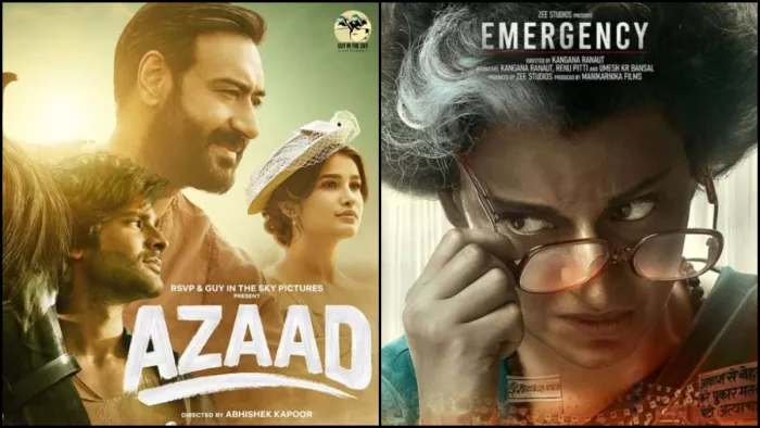 आजाद और इमरजेंसी का बॉक्स ऑफिस कलेक्शन। फोटो क्रेडिट- इंस्टाग्राम