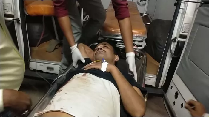 अपराधियों ने सेंट्रल जेल के जवान को मारी गोली,रेफर।