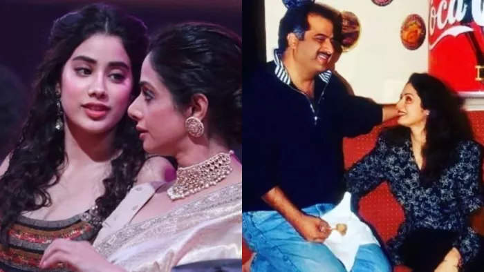 Janhvi and Boney Kapoor wrote an emotional post in memory of Sridevi, saying- 'Even today you are everywhere...', via instagram