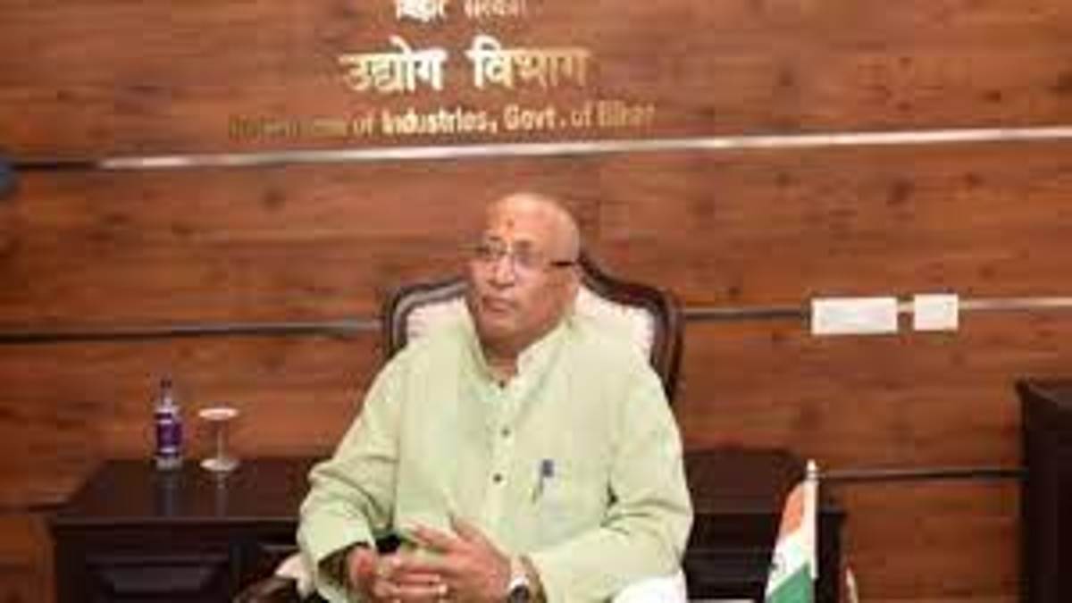 bihar industries minister of bihar sameer mahaseth declared central government responsible for jethuli violence siege on inflation and unemployment