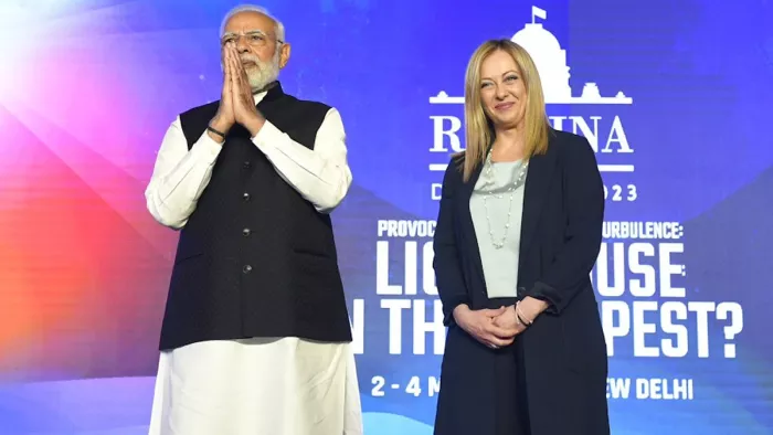 रायसीना डायलॉग 2024 की आज से शुरुआत हो रही है।(फोटो सोर्स: नरेंद्र मोदी एक्स हैंडल)