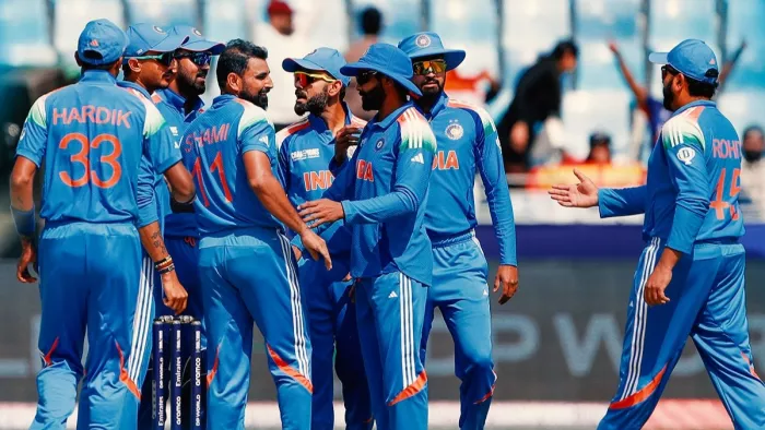 भारतीय टीम ने जीत के साथ किया आगाज। इमेज- बीसीसीआई