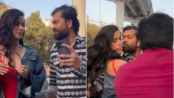पूनम पांडे एक मेल फैन ने की किस करने की कोशिश, वीडियो वायरल / फोटो- Instagram