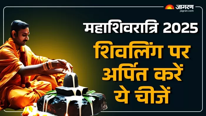 Maha Shivratri 2025:शिवलिंग पर चढ़ाएं ये चीजें।