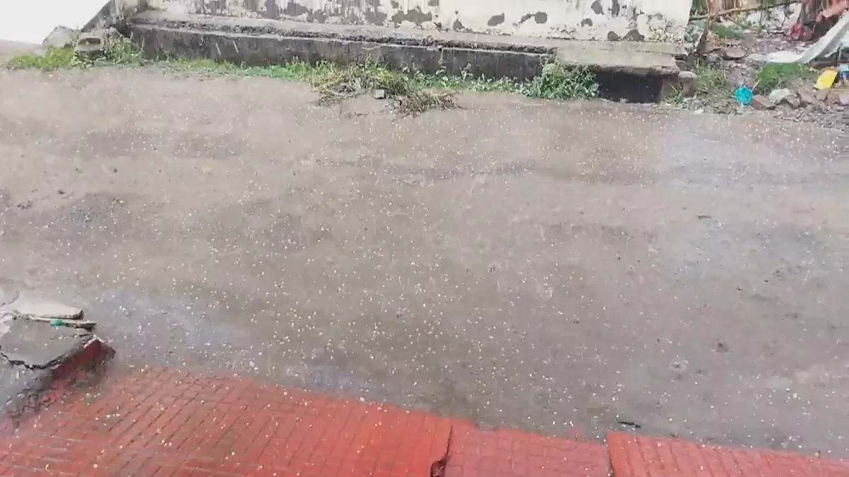 Rajasthan Rain Alert: कोटा में अचानक बदला मौसम, मूसलाधार बारिश के साथ गिरे ओले