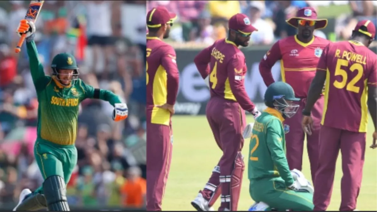 SA vs WI: Heinrich Klaasen के शतक ने उड़ाए कैरेबियाई गेंदबाजों के होश, मेजबान टीम ने 1-1 से बराबर की ODI सीरीज