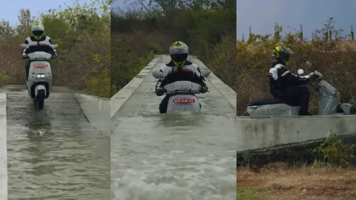Ather Rizta के Water Wading Test का वीडियो सोशल मीडिया पर वारयल हो रहा है।