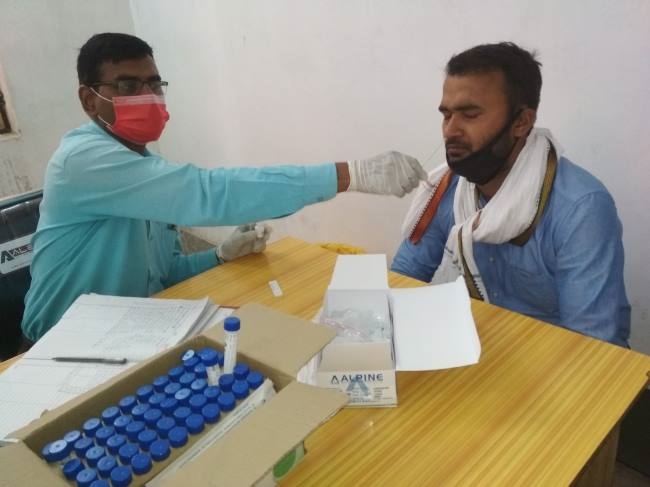 186 लोग कोरोना पाजिटिव, 77 मरीज स्वस्थ