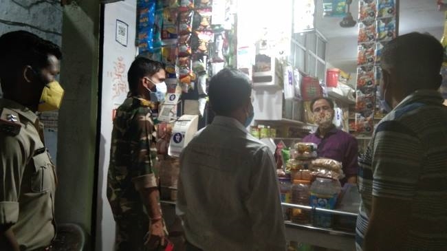 हरिणा बाजार में दुकानदारों को दी गाइडलाइन का पालन करने की नसीहत