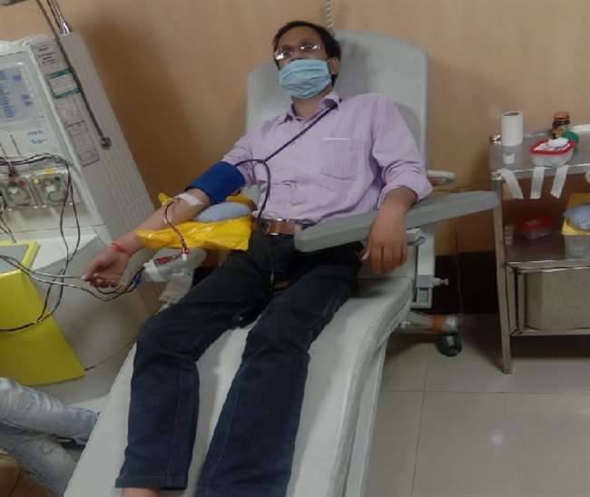 कोरोना बीमारी से ठीक व्यक्ति ही बचा रहे कोरोना संक्रमितों की जान।