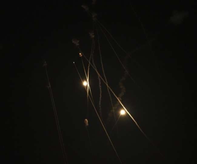 israel air force and palestinian militants traded fire across the gaza frontier