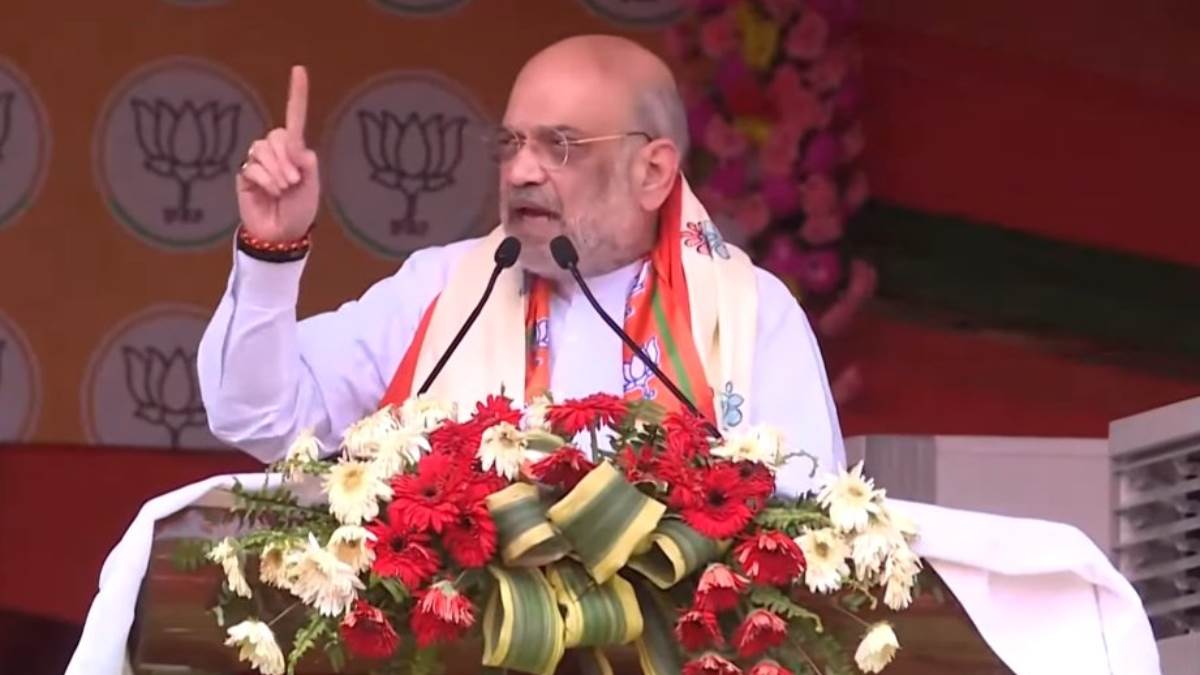 union home minister amit shah addressed the public in katihar bihar