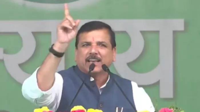 INDIA Bloc Rally: रांची की रैली में छलका Sanjay Singh का दर्द (फोटो- एक्स हैंडल)