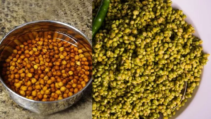 चना और मूंग दाल को एकसाथ खाने के फायदे। (Image Credit- Freepik)