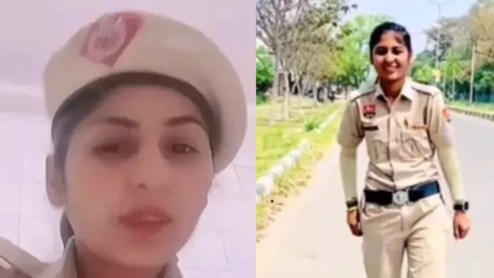 पुलिस की वर्दी में घूमती युवती गिरफ्तार, सोशल मीडिया पर बनाती थी रील (फोटो- सोशल मीडिया)