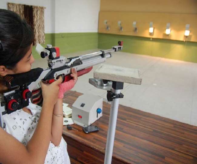 shooting range prepared with hightech equipments players will practiced after lockdown