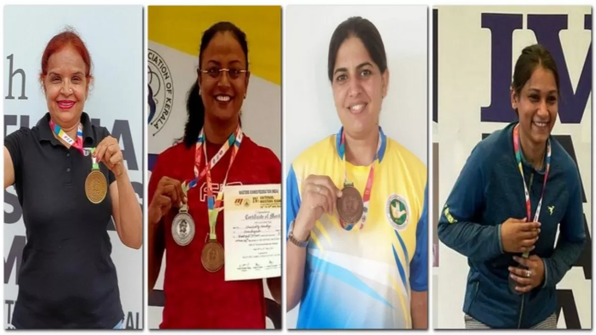 चंडीगढ़ की इन 4 महिलाएं ने रोशन किया शहर का नाम, नेशनल मास्टर्स गेम्स -2022 में जीते मेडल
