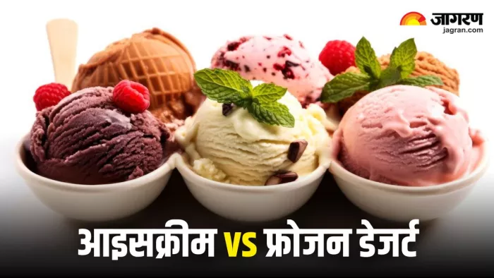 आइसक्रीम vs फ्रोजन डेजर्ट (Image Source: Freepik)