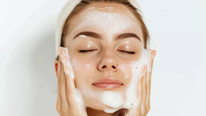 डर्मेटोलॉजिस्ट ने बताया Skin Type के मुताबिक फेस वॉश चुनने का तरीका (Image Source: Freepik-AI Generated)