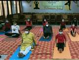 योग शिविर में क्षेत्र के विधायक मुलख राज प्रेमी ने विशेष रूप से भाग लिया