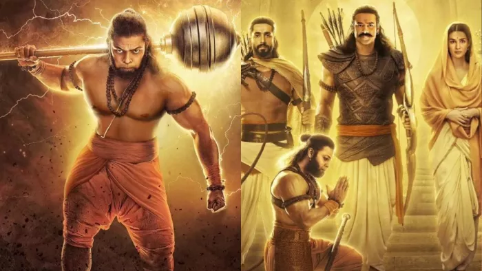 File Photo of Adipurush Actors Prabhas, Kriti Sanon, Devdutt Nage and Sunny Singh
