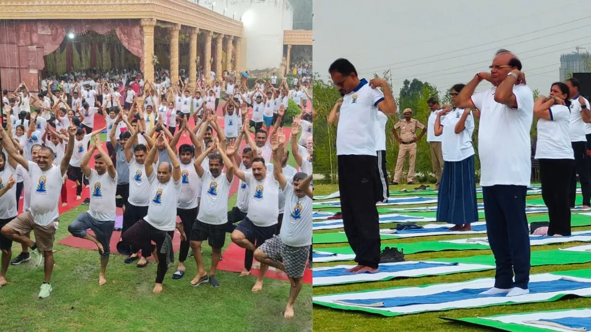 International Yoga Day 2023: योगमय हुई दिल्ली, 200 से ज्यादा स्थानों पर हुआ योग का कार्यक्रम