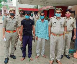 बच्‍चे का अपहरण करने वाला मौसा सीताराम और जयशंकर श्रीवास्‍तव पुलिस गिरफ्त में, जागरण।