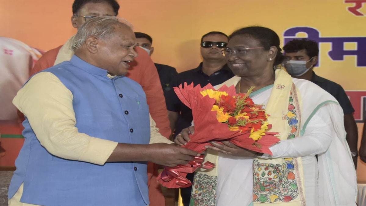 jitan ram manjhi congratulates draupadi murmu even before the results of the presidential election said we accepted