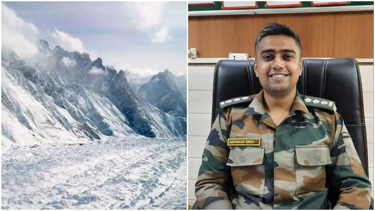 due to rain in siachen the dead body of the martyr could not leave for his native village he lost his life due to fire in the bunker