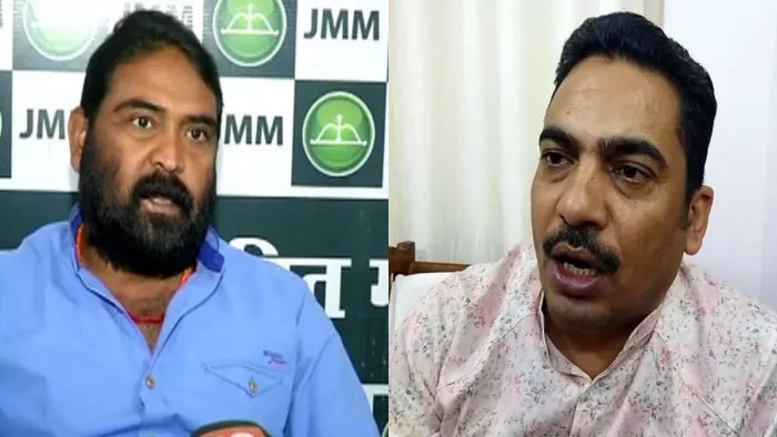 JMM प्रवक्ता भानु प्रताप शाही और भाजपा विधायक भानु प्रताप शाही। फाइल फोटो